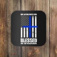 Blessed Are The Peacemakers Coaster thumb 0