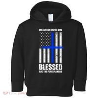 Blessed Are The Peacemakers Toddler Hoodie thumb 0