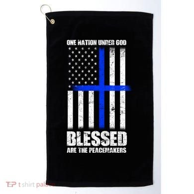 Blessed Are The Peacemakers Golf Towel