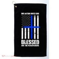 Blessed Are The Peacemakers Golf Towel thumb 0