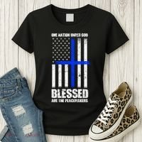 Blessed Are The Peacemakers Women's T-Shirt thumb 3