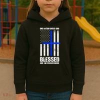 Blessed Are The Peacemakers Kids Hoodie thumb 3