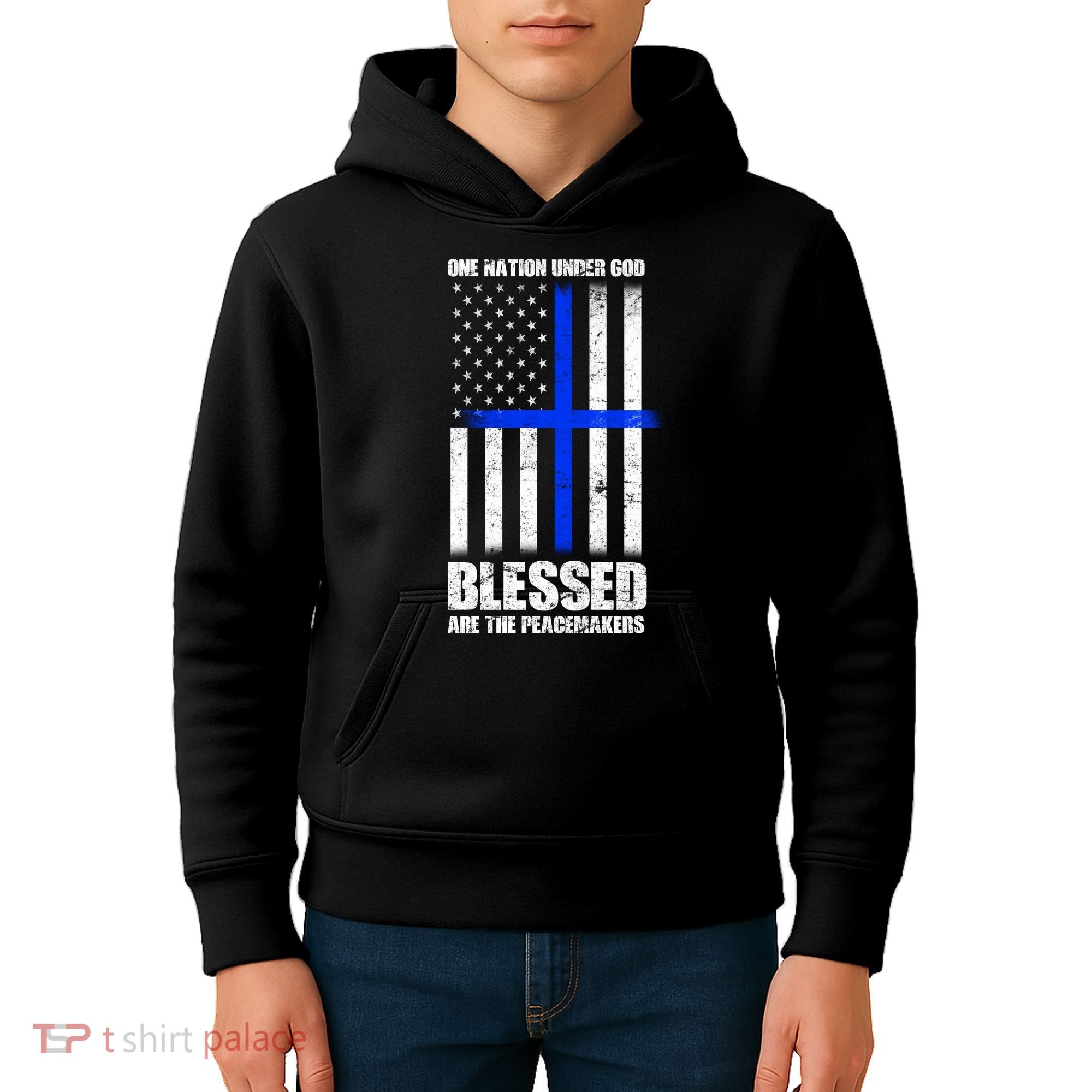 Blessed Are The Peacemakers Kids Hoodie