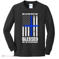 Blessed Are The Peacemakers Kids Long Sleeve Shirt thumb 0