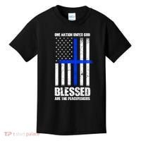 Blessed Are The Peacemakers Kids T-Shirt thumb 0