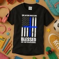 Blessed Are The Peacemakers Kids T-Shirt thumb 3