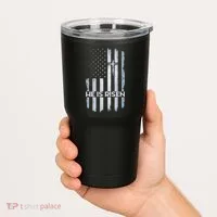 Patriotic Easter American Flag He Is Risen Easter Tumbler thumb 2