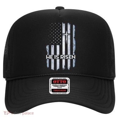 Patriotic Easter American Flag He Is Risen Easter Hat