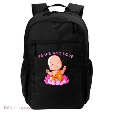 Peace And Love Buddha  Backpack