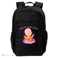 Peace And Love Buddha  Backpack thumb 0