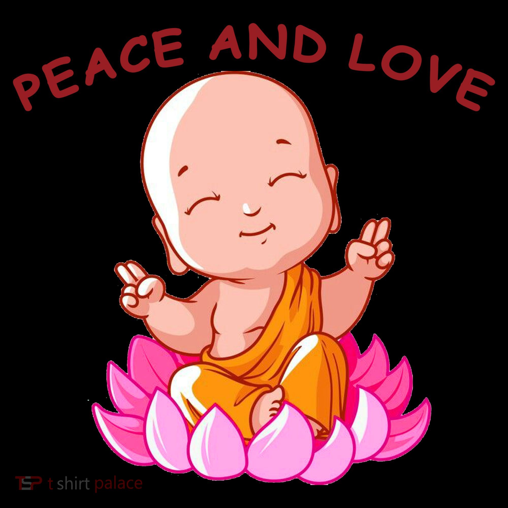 Peace And Love Buddha  Coffee Mug