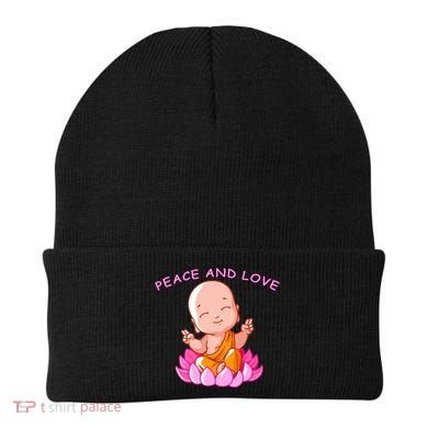Peace And Love Buddha  Beanie