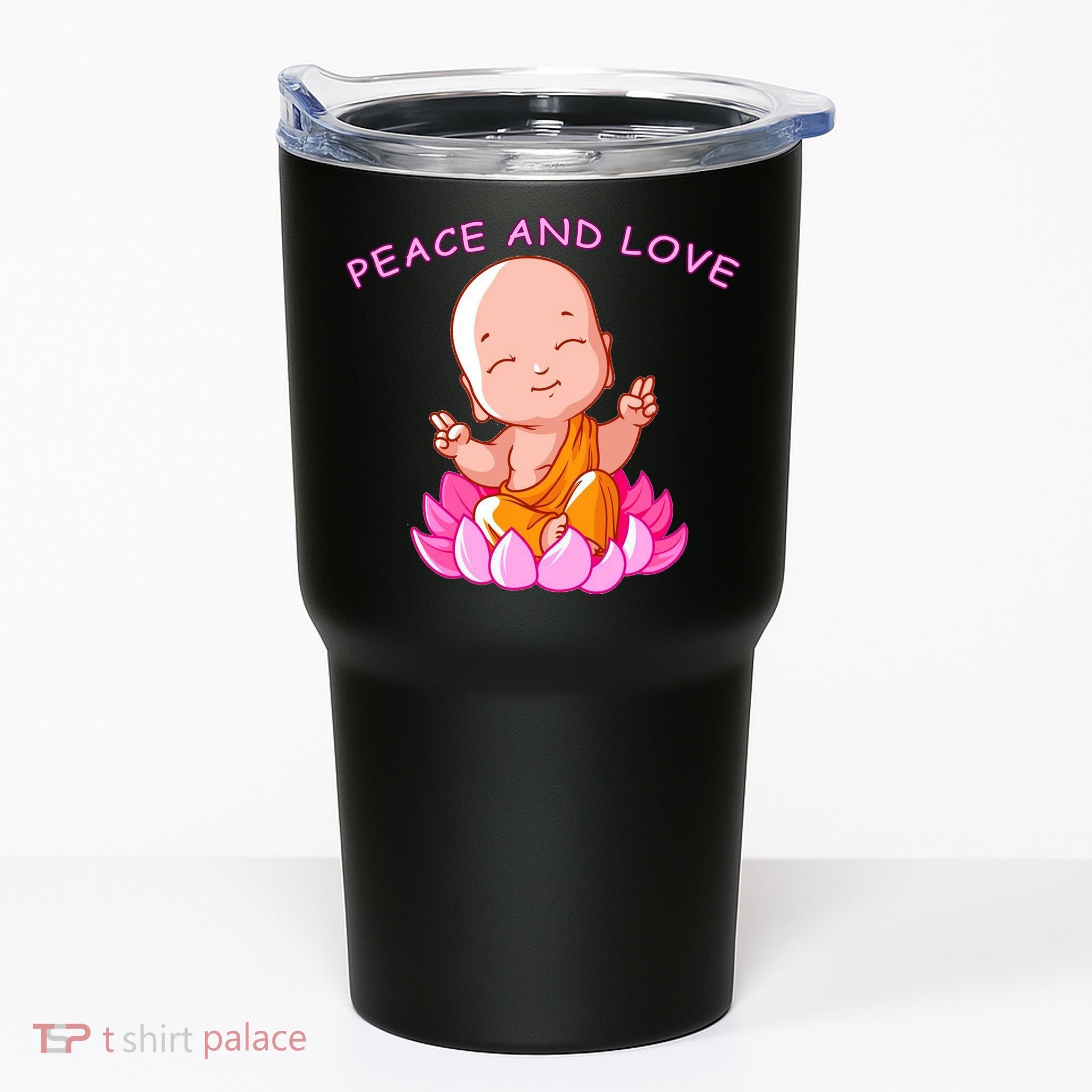Peace And Love Buddha  Tumbler