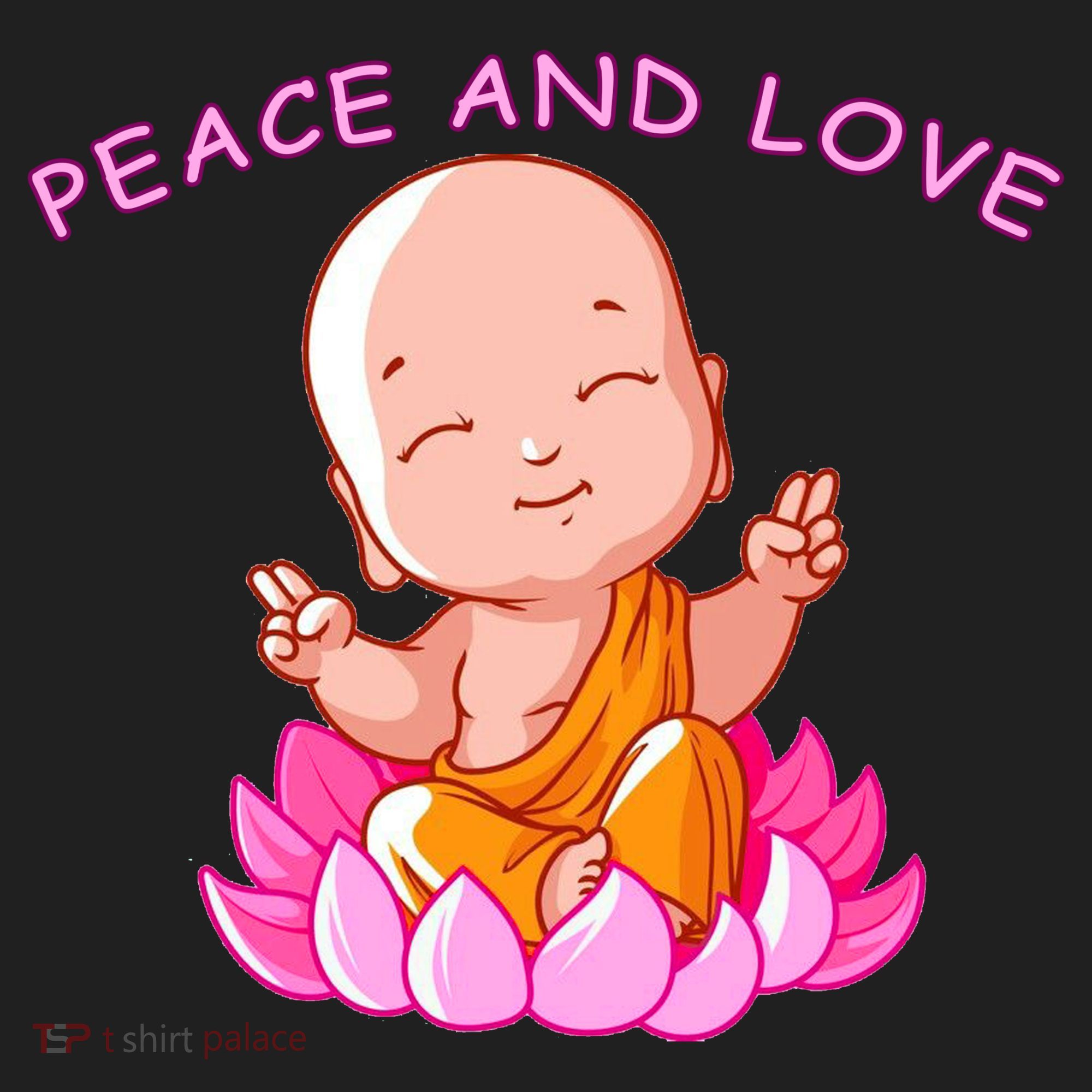 Peace And Love Buddha  Tumbler