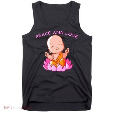 Peace And Love Buddha  Tank Top