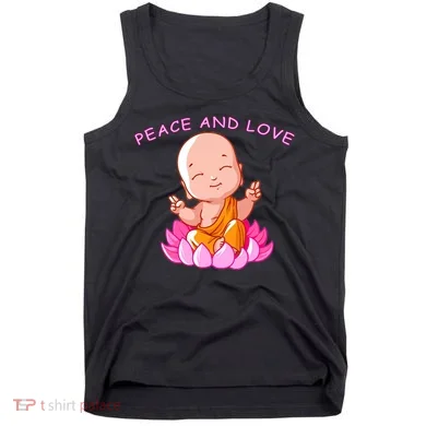 Peace And Love Buddha Tank Top