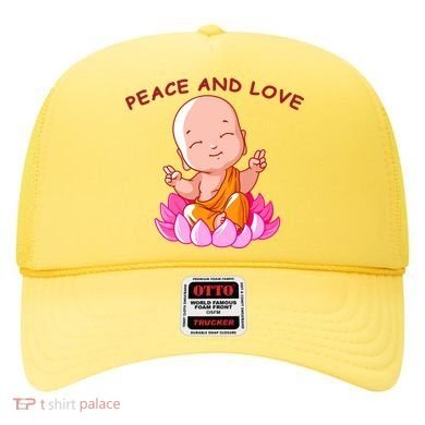 Peace And Love Buddha  Hat