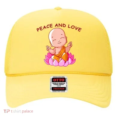 Peace And Love Buddha  Hat