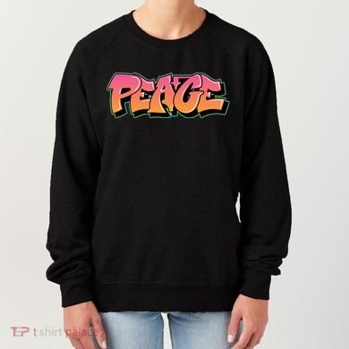 Peace Graffiti Sign Women's Sweatshirt