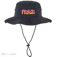 Peace Graffiti Sign Bucket Hat thumb 0