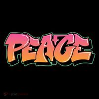 Peace Graffiti Sign Bucket Hat thumb 4