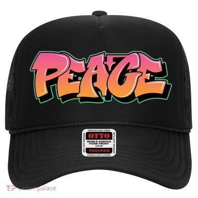 Peace Graffiti Sign Hat