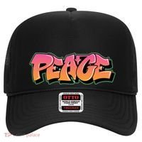 Peace Graffiti Sign Hat thumb 0