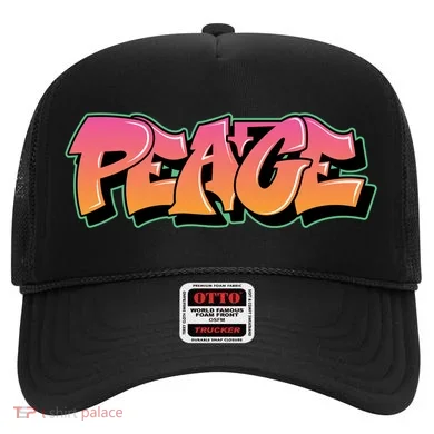 Peace Graffiti Sign Hat