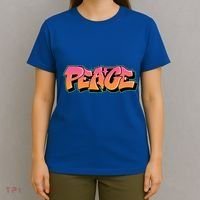 Peace Graffiti Sign T-Shirt thumb 4