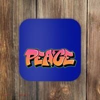 Peace Graffiti Sign Coaster thumb 0