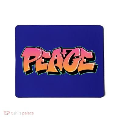 Peace Graffiti Sign Mousepad