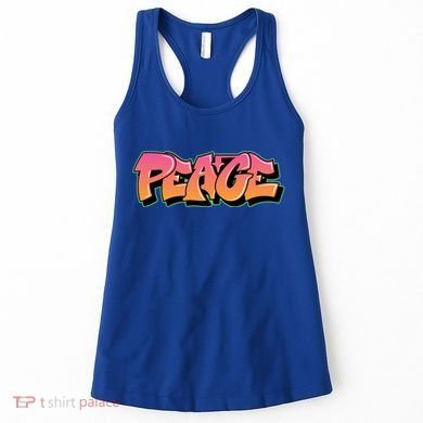 Peace Graffiti Sign Women's Tank Top