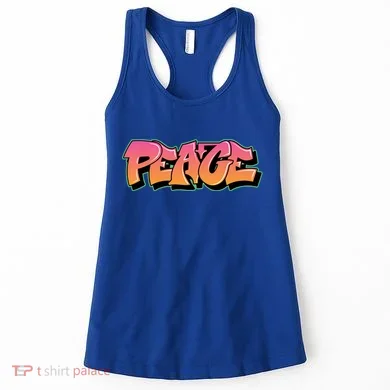 Peace Graffiti Sign Women's Tank Top