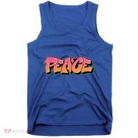 Peace Graffiti Sign Tank Top thumb 0