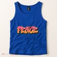 Peace Graffiti Sign Tank Top thumb 2