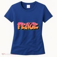 Peace Graffiti Sign Women's T-Shirt thumb 0