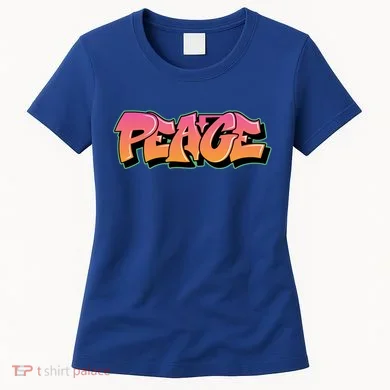 Peace Graffiti Sign Women's T-Shirt