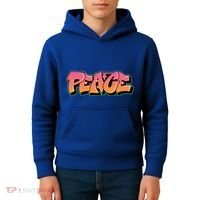 Peace Graffiti Sign Kids Hoodie thumb 4