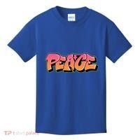 Peace Graffiti Sign Kids T-Shirt thumb 0