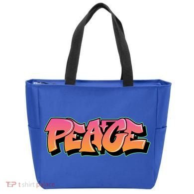 Peace Graffiti Sign Tote Bag