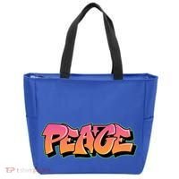 Peace Graffiti Sign Tote Bag thumb 0