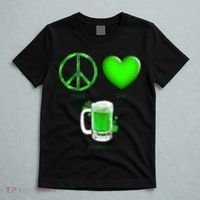 Peace Love Beer - Happiness Irish St. Patrick's Day T-Shirt thumb 5