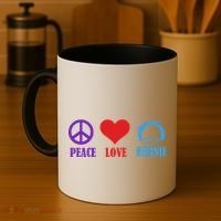 Peace Love Bernie Sanders 2020 Coffee Mug thumb 4