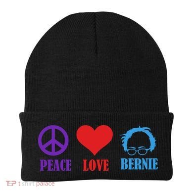Peace Love Bernie Sanders 2020 Beanie