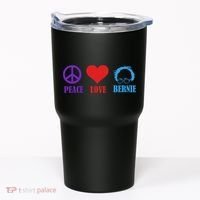 Peace Love Bernie Sanders 2020 Tumbler thumb 0