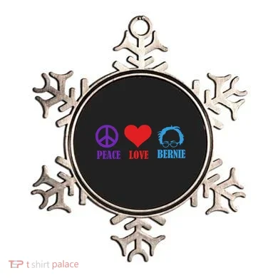 Peace Love Bernie Sanders 2020 Ornament