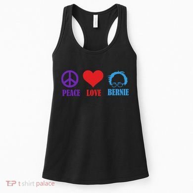Peace Love Bernie Sanders 2020 Women's Tank Top