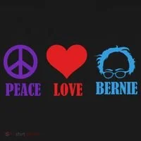 Peace Love Bernie Sanders 2020 Toddler Hoodie thumb 2