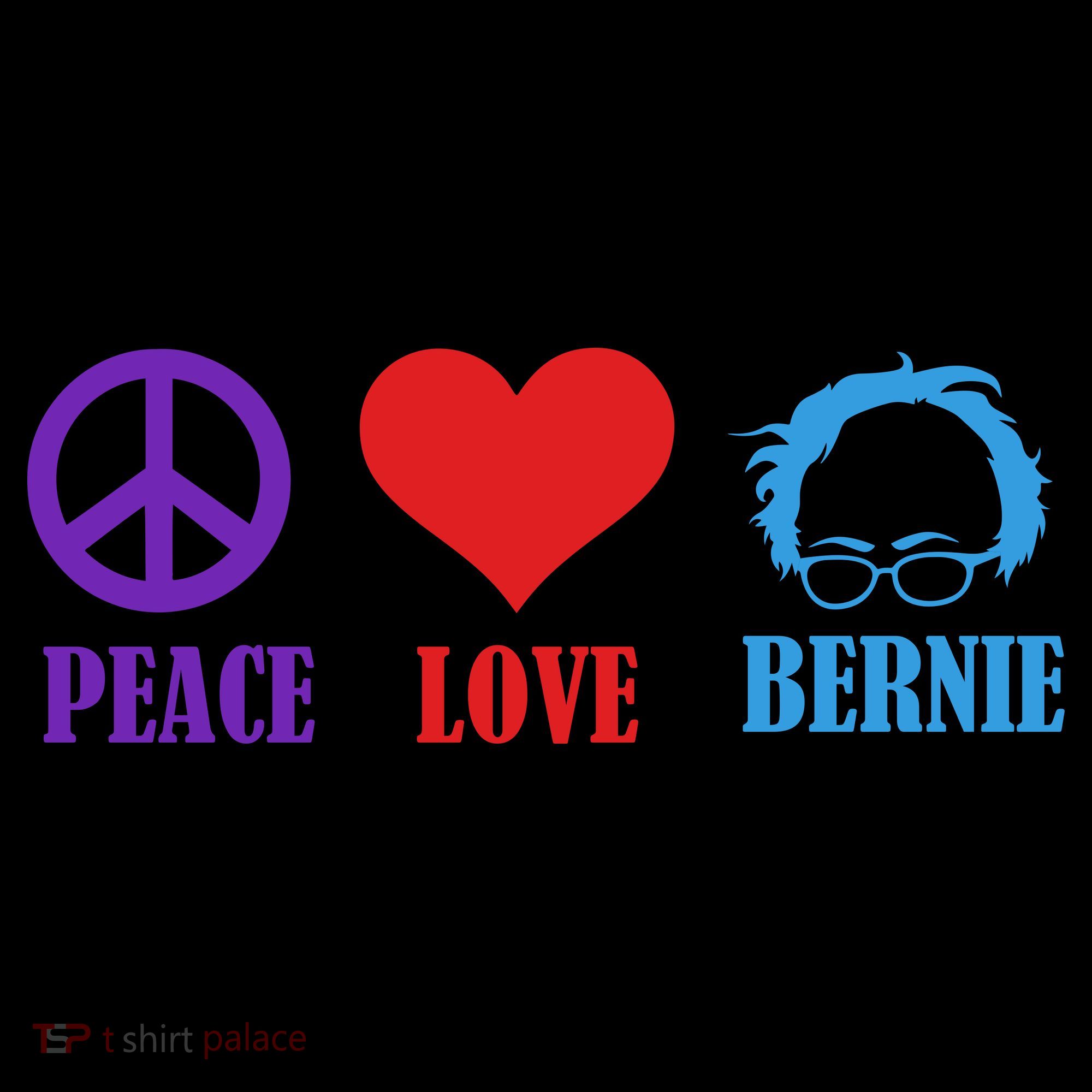 Peace Love Bernie Sanders 2020 Visor