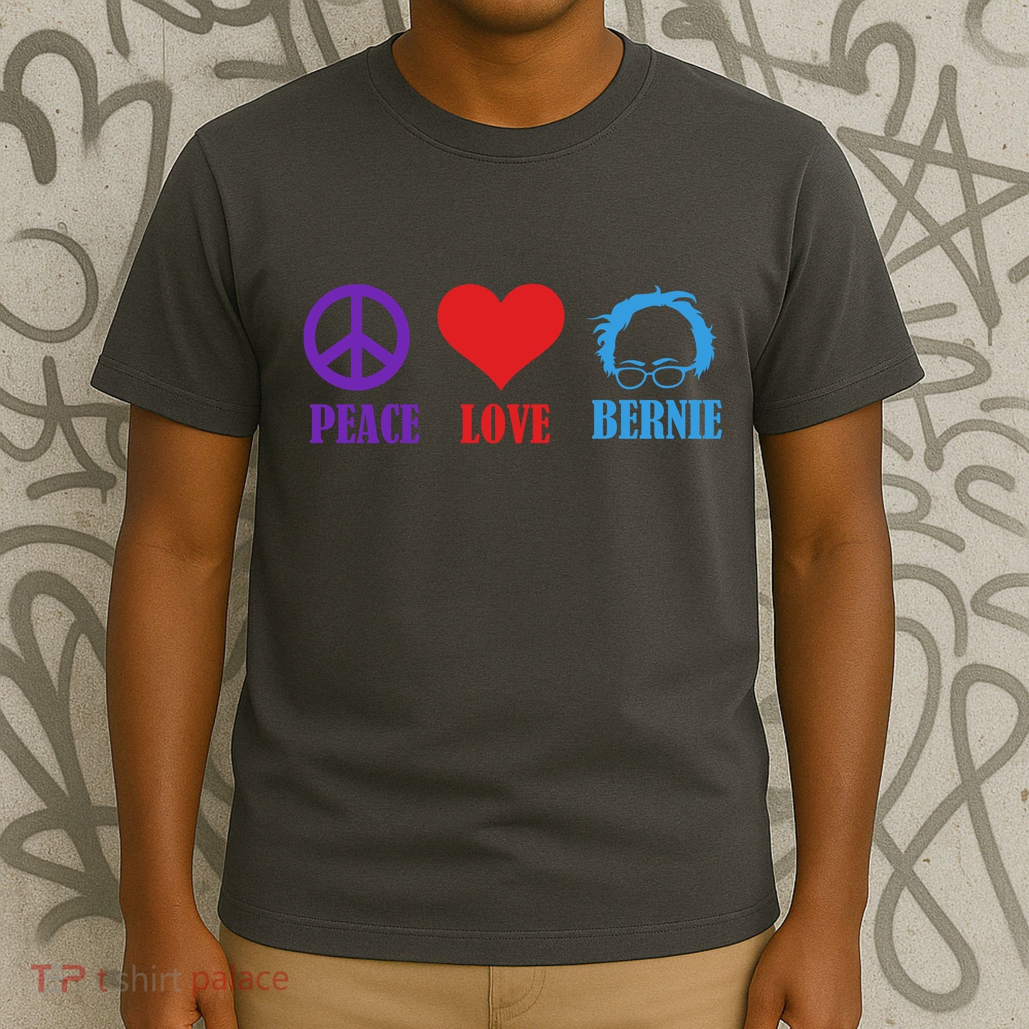 Peace Love Bernie Sanders 2020 T-Shirt
